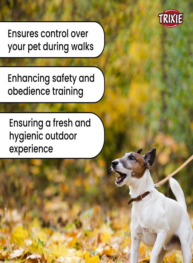 Trixie Premium Extra Strong Dog Leash with Padded Hand Loop, XS-S Dogs, 10 kg or Less (Chihuahua, Toy Poodle, Shih Tzu, Pug), 3.93ft /15mm (X-S, Caramel) - Image 5